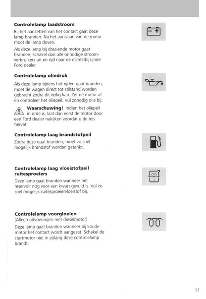 1995-1999 Ford Fiesta Gebruikershandleiding | Nederlands