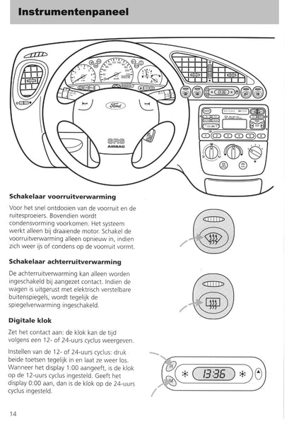 1995-1999 Ford Fiesta Gebruikershandleiding | Nederlands