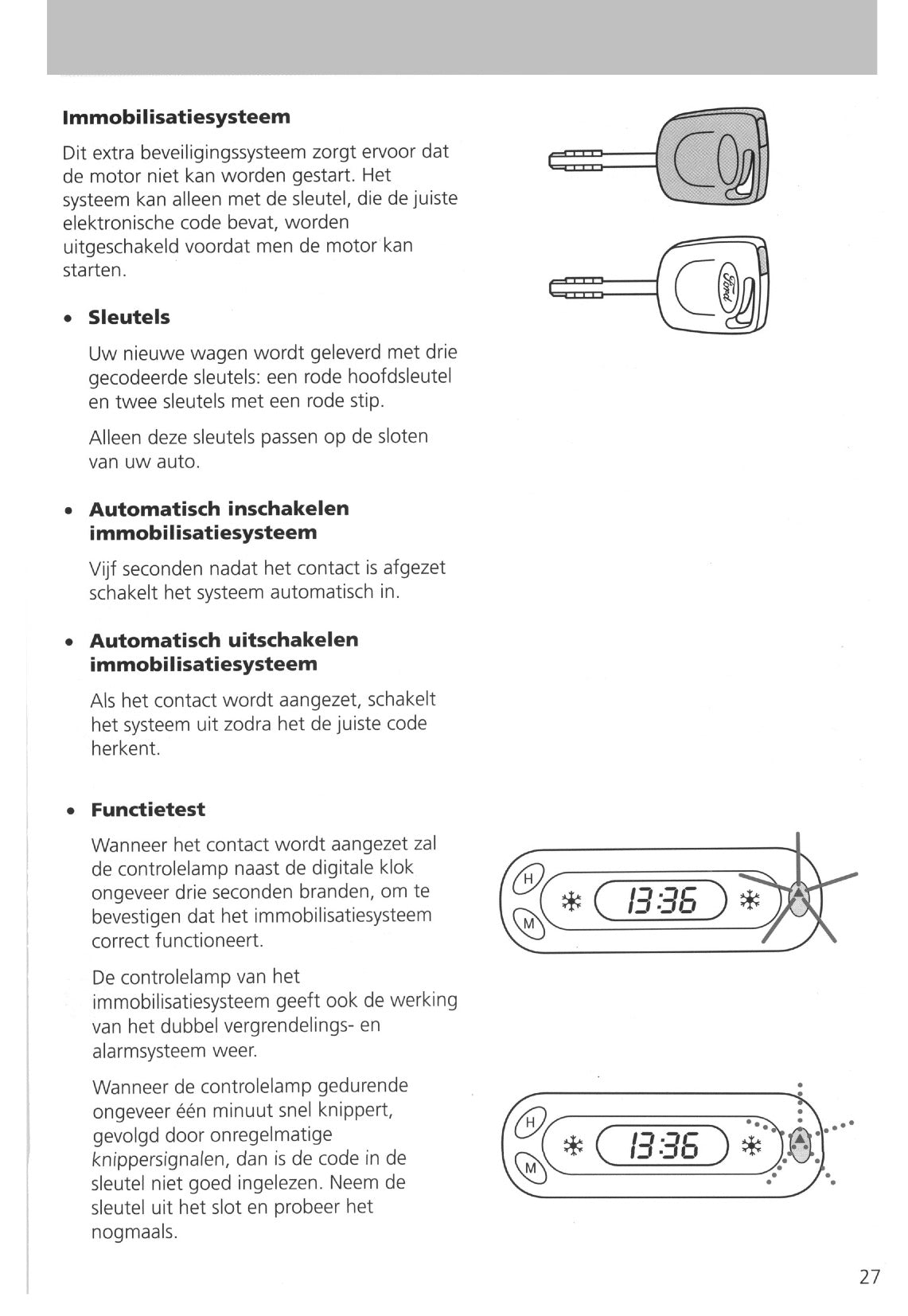 1995-1999 Ford Fiesta Gebruikershandleiding | Nederlands