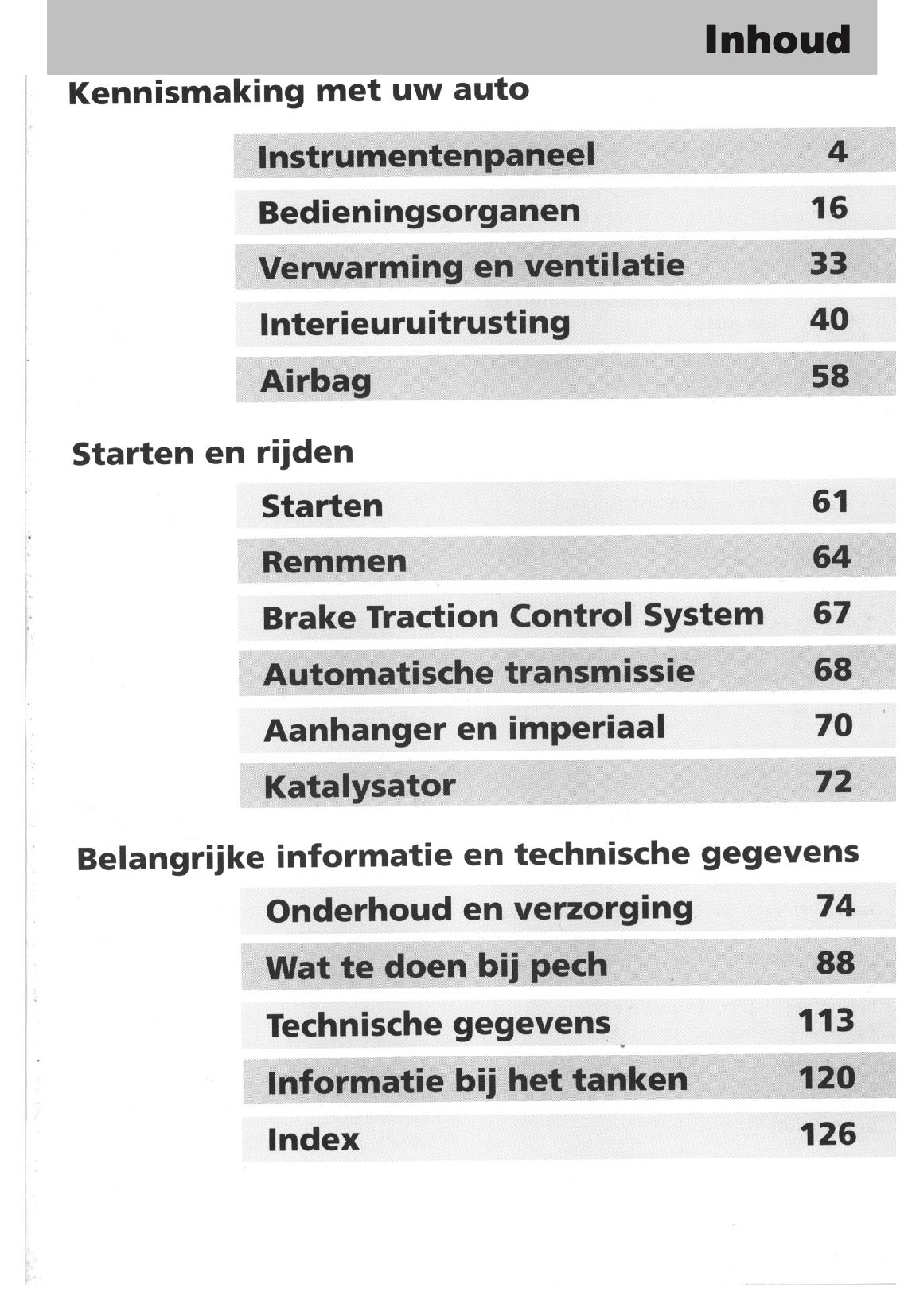 1995-1999 Ford Fiesta Gebruikershandleiding | Nederlands