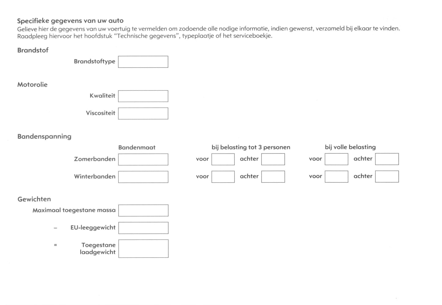 2006-2011 Opel Zafira Owner's Manual | Dutch