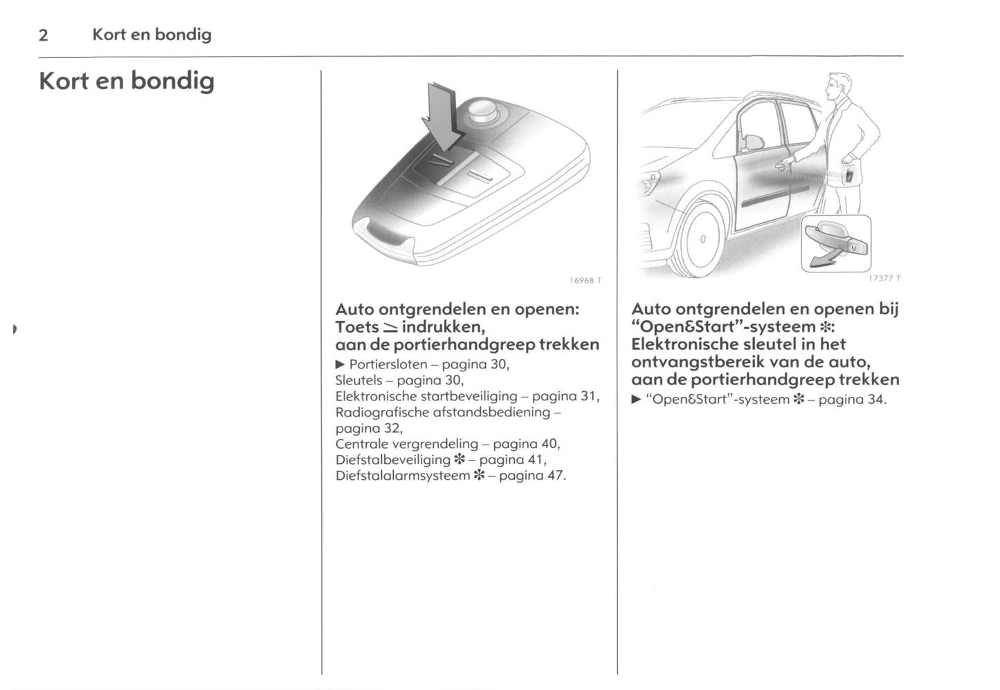 2006-2011 Opel Zafira Owner's Manual | Dutch