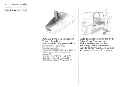 2006-2011 Opel Zafira Owner's Manual | Dutch