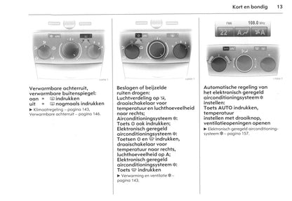 2006-2011 Opel Zafira Owner's Manual | Dutch