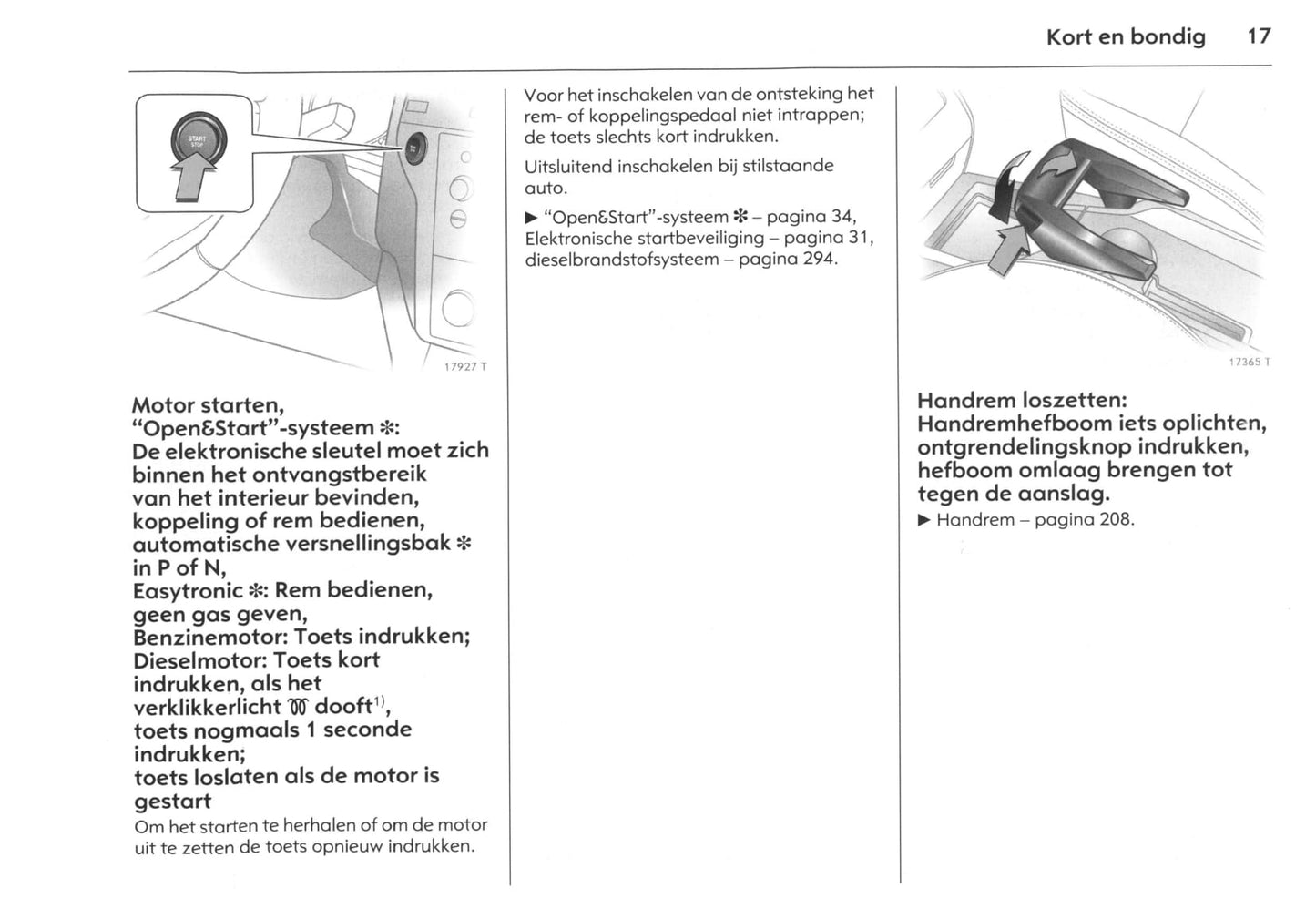 2006-2011 Opel Zafira Owner's Manual | Dutch