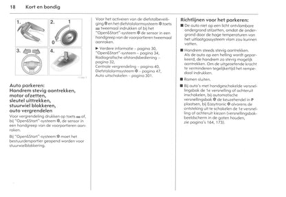 2006-2011 Opel Zafira Owner's Manual | Dutch