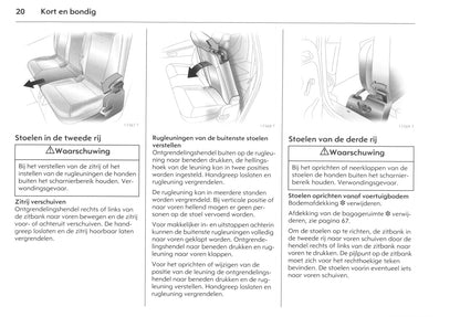 2006-2011 Opel Zafira Owner's Manual | Dutch