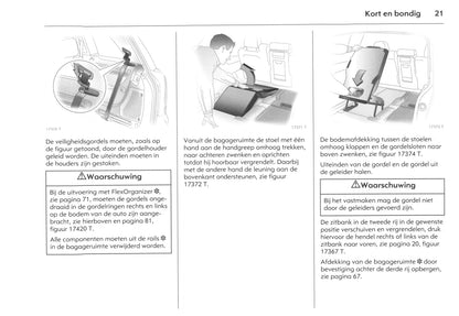 2006-2011 Opel Zafira Owner's Manual | Dutch