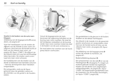 2006-2011 Opel Zafira Owner's Manual | Dutch