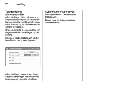 Opel Adam Infotainment System Handleiding 2013 - 2017