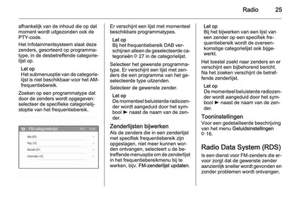 Opel Adam Infotainment System Handleiding 2013 - 2017