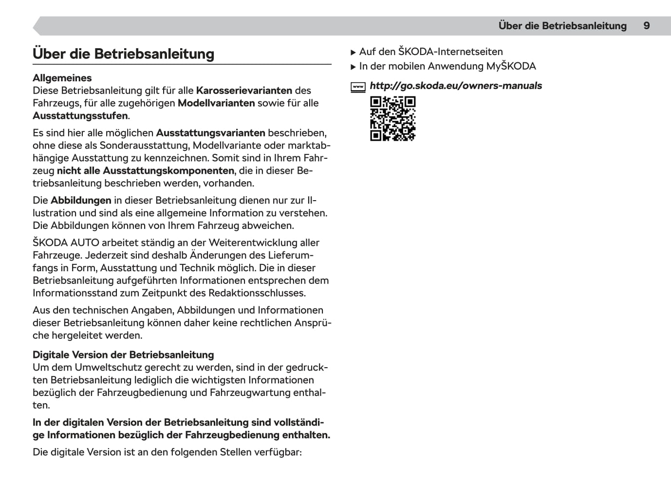 2020-2021 Skoda Enyaq iV Owner's Manual | German