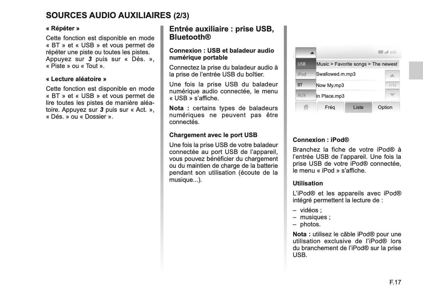 Renault Media-Nav Guide d'utilisation