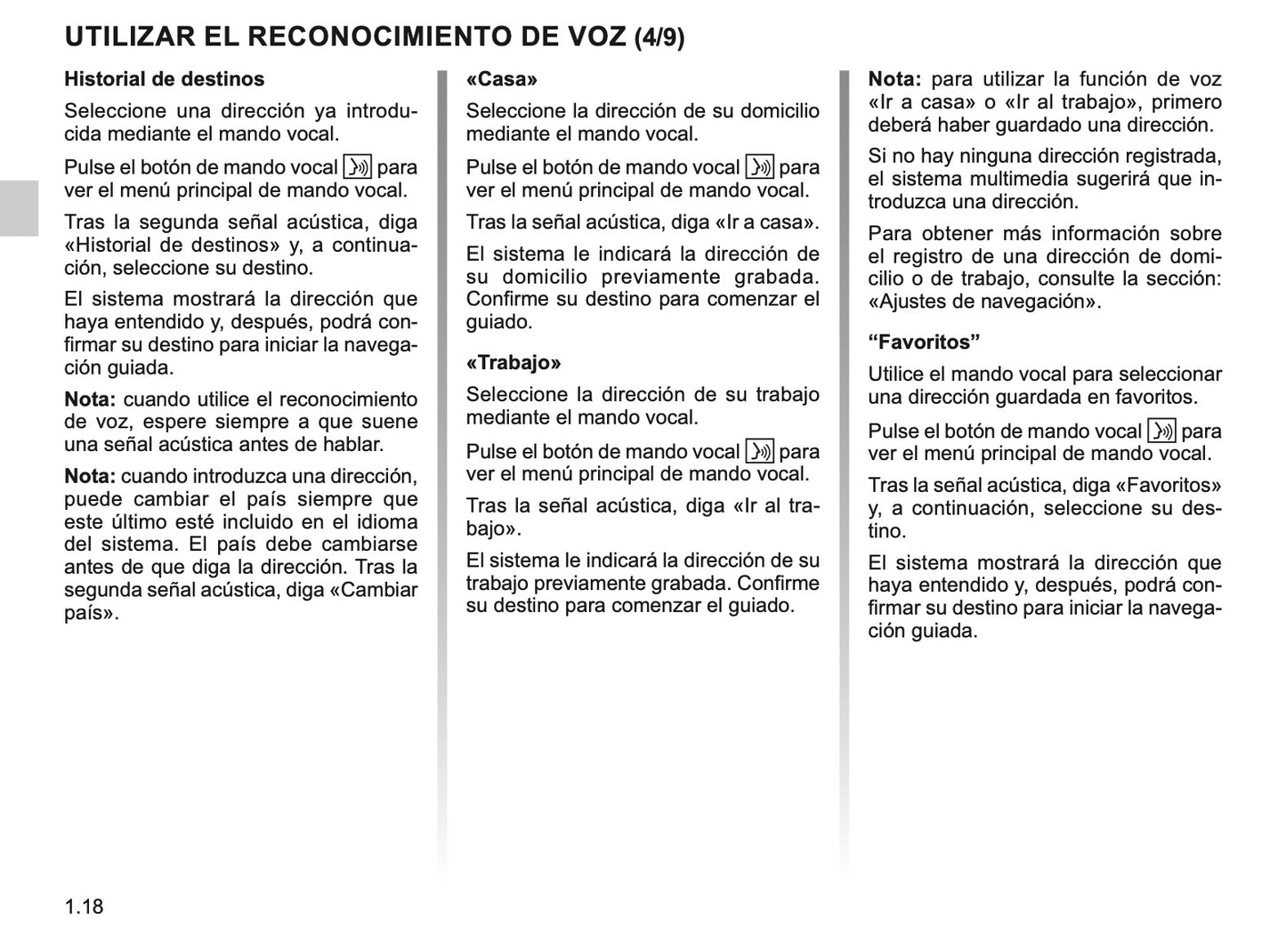 Renault Easy-Link de Instrucciones 2019 - 2020