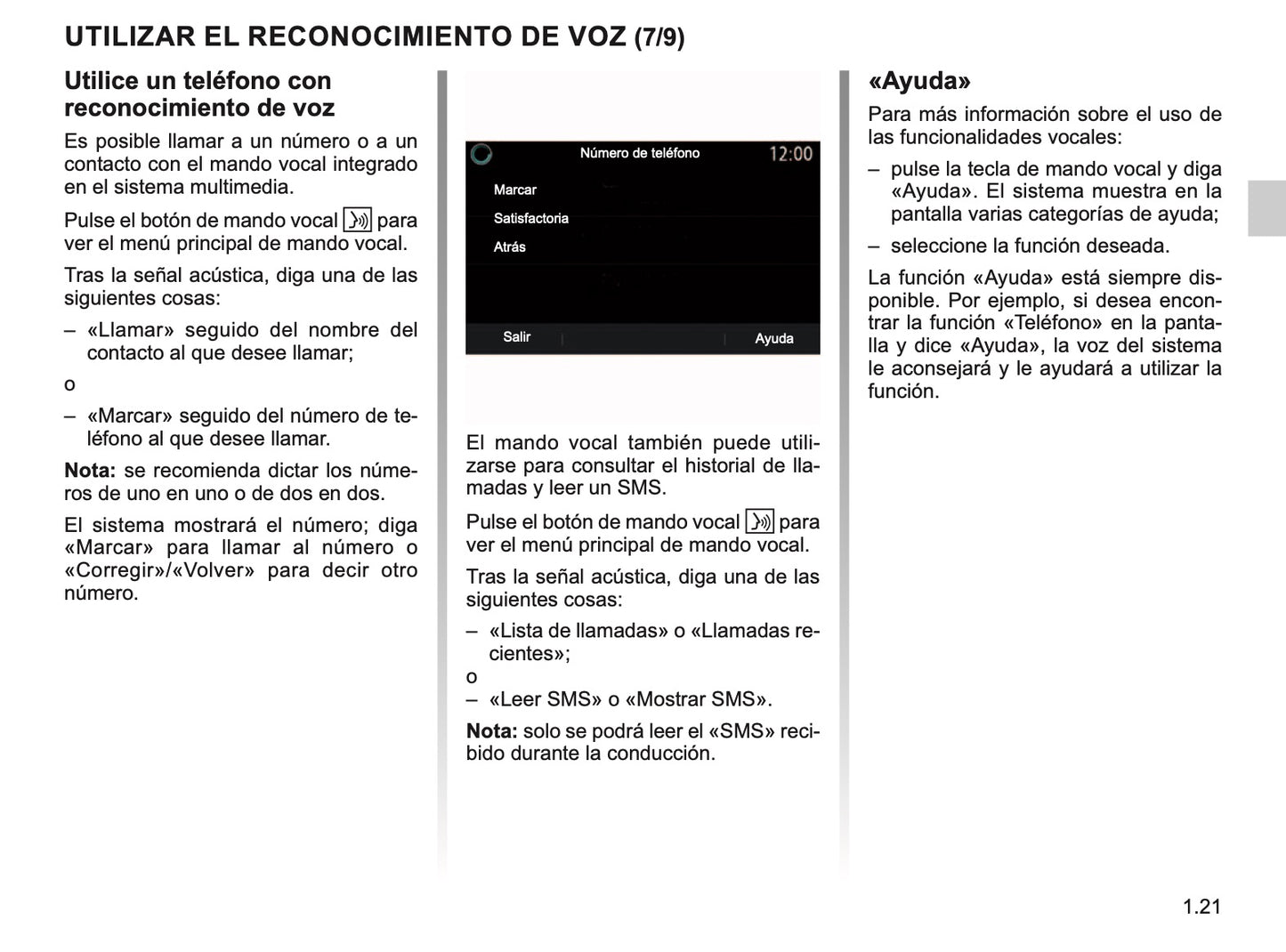 Renault Easy-Link de Instrucciones 2019 - 2020