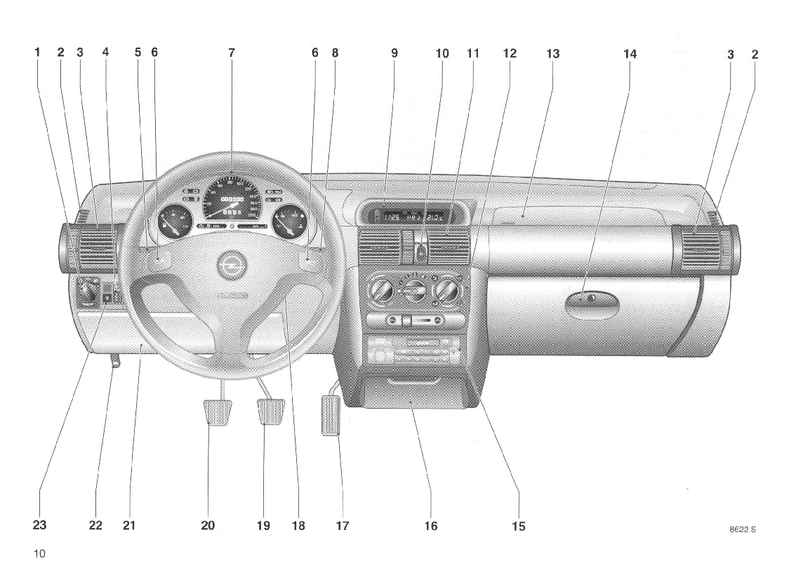 1998-2000 Opel Corsa Owner's Manual | Dutch