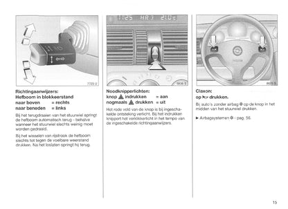 1998-2000 Opel Corsa Owner's Manual | Dutch