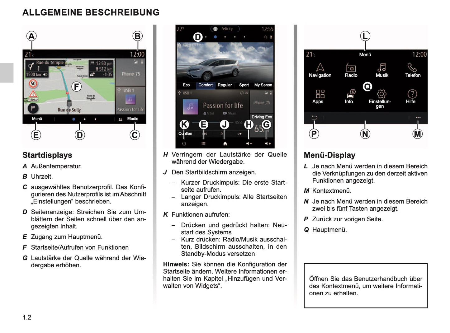 Renault Easy Connect - Multimediasysteme Bedienungsanleitung 2019