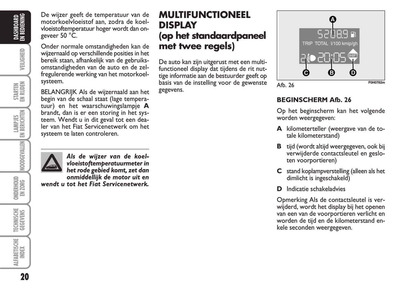 2010-2014 Fiat Idea Manuel du propriétaire | Néerlandais