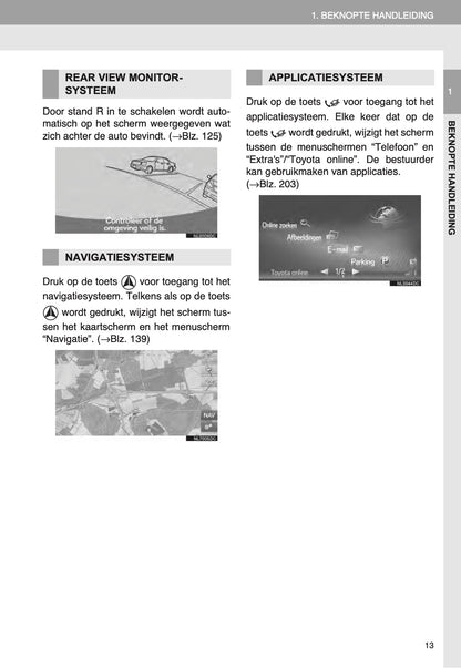 Toyota Yaris Navigatiesysteem Handleiding 2014 - 2017