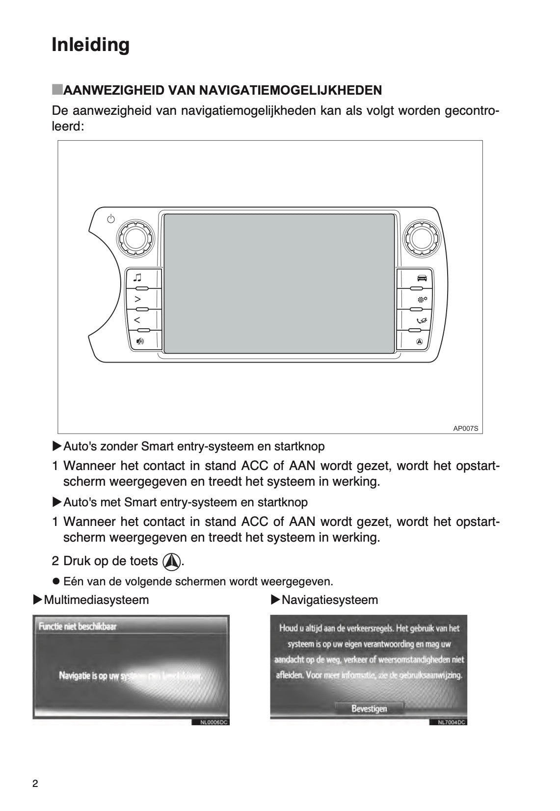 Toyota Yaris Navigatiesysteem Handleiding 2014 - 2017