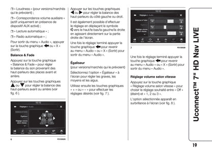 Fiat 500L Uconnect Radio Nav 7.0 Guide d'utilisation 2017 - 2023