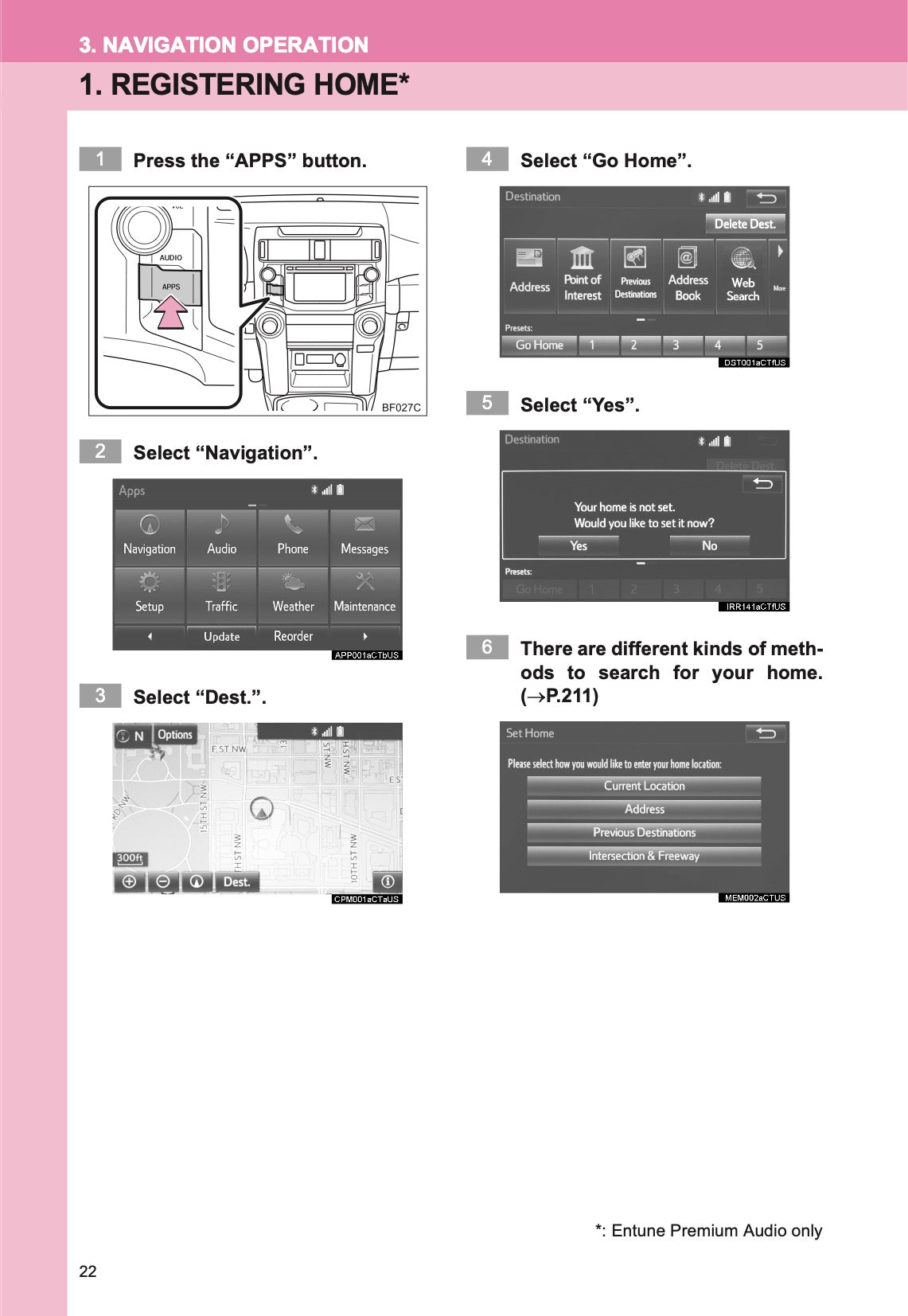 Toyota 4Runner Navigation And Multimedia System Gebruikershandleiding 2013 - 2017