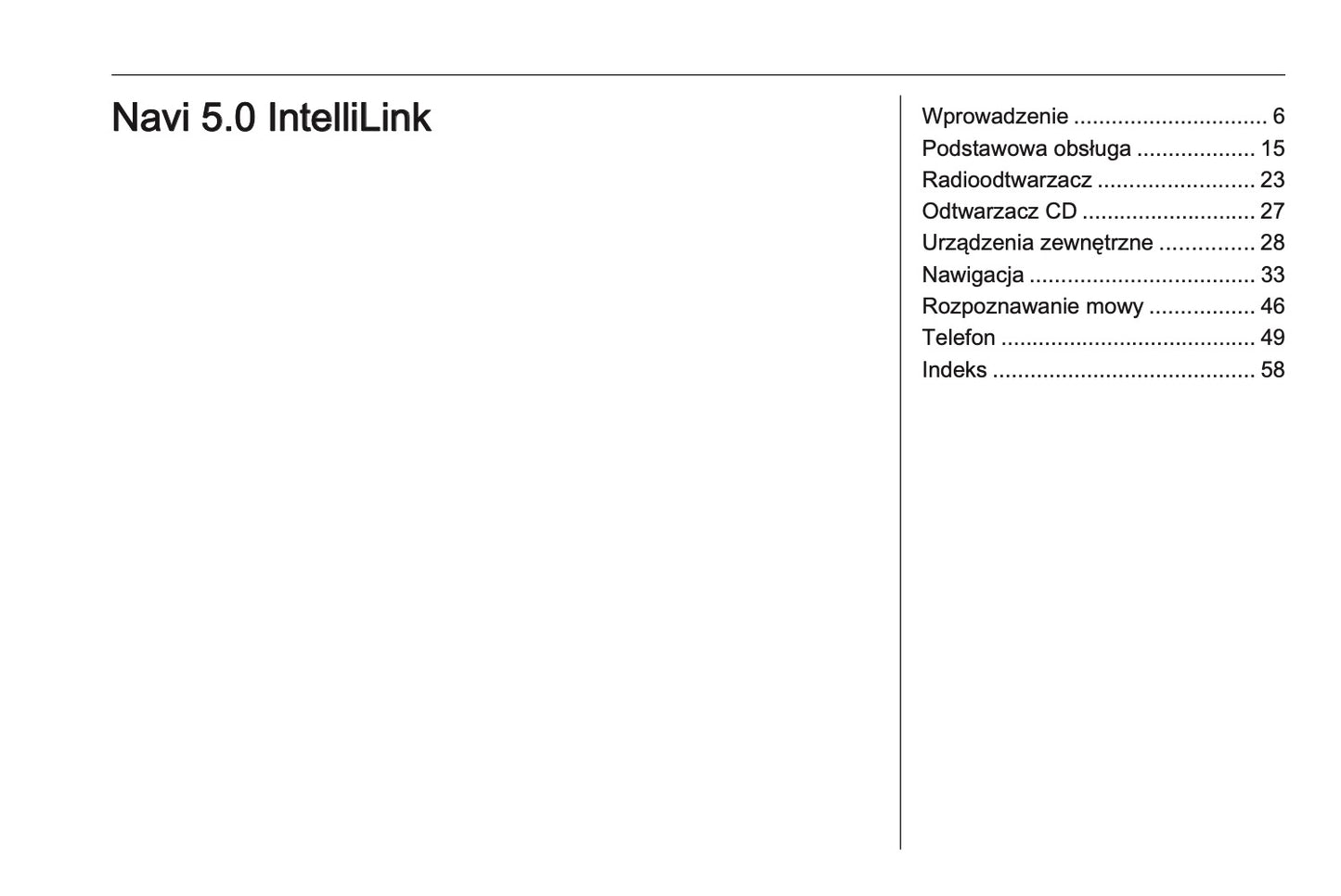 Opel Grandland X Infotainment Instrukcja obsługi 2017 - 2020