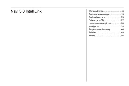 Opel Grandland X Infotainment Instrukcja obsługi 2017 - 2020