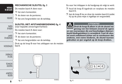 2010-2015 Fiat Doblò Manuel du propriétaire | Néerlandais