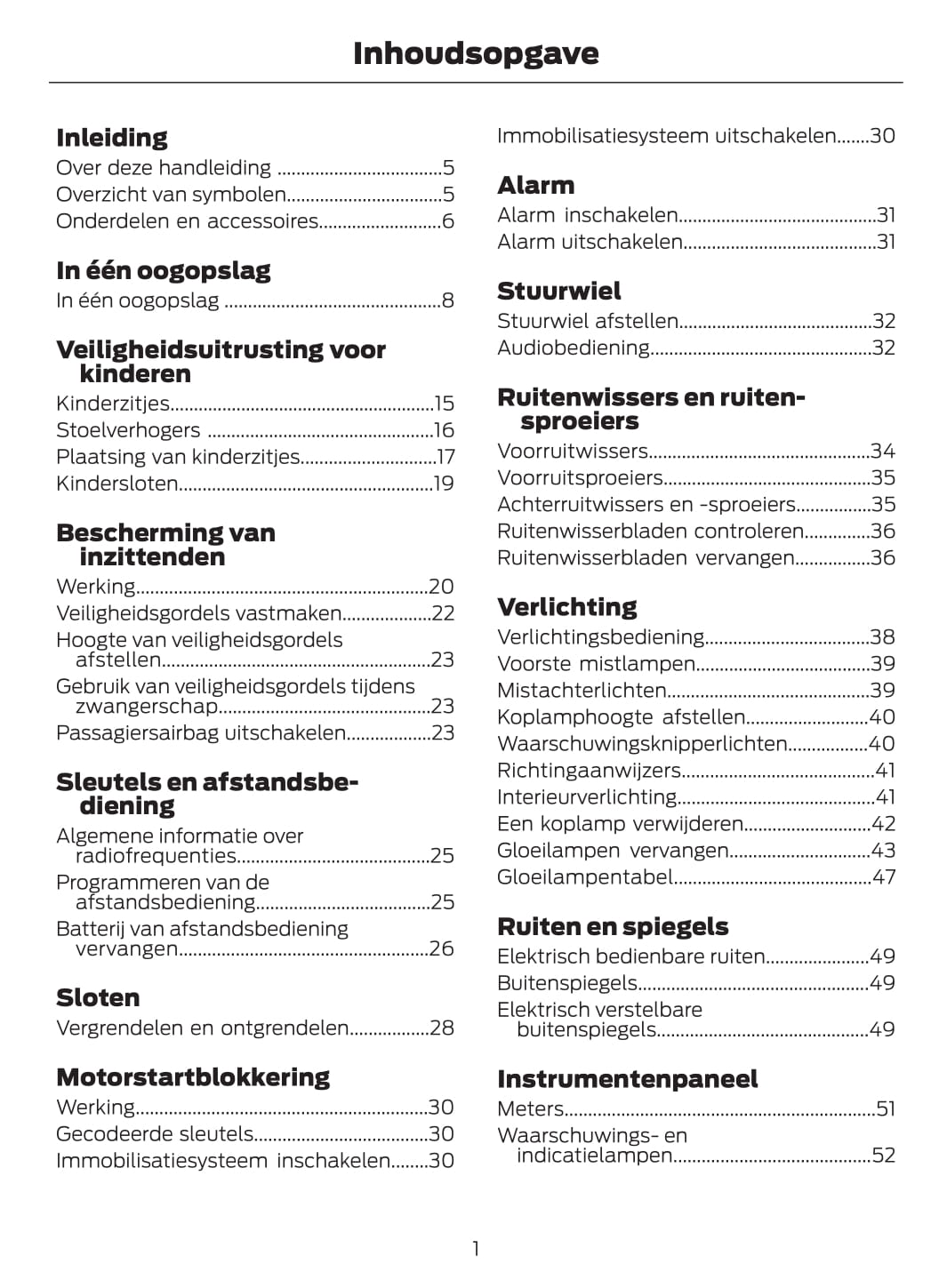 2011-2012 Ford Fusion Bedienungsanleitung | Niederländisch