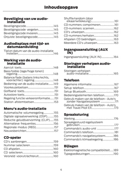 2011-2012 Ford Fusion Bedienungsanleitung | Niederländisch