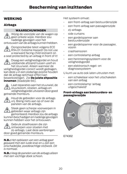 2011-2012 Ford Fusion Bedienungsanleitung | Niederländisch