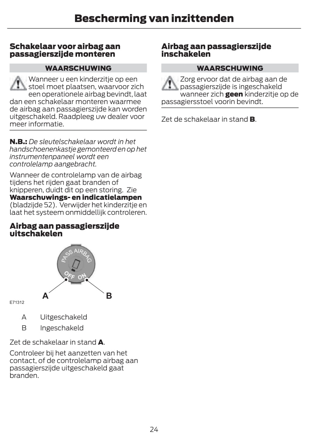 2011-2012 Ford Fusion Bedienungsanleitung | Niederländisch