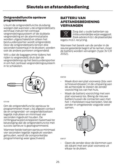 2011-2012 Ford Fusion Bedienungsanleitung | Niederländisch