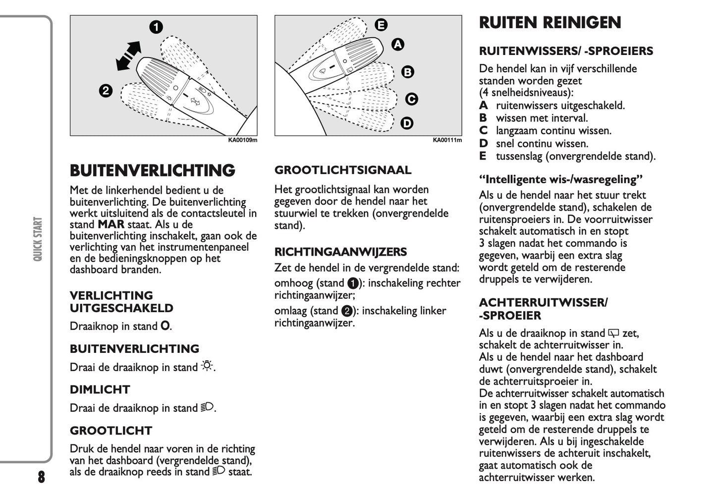 2010-2014 Ford Ka Owner's Manual | Dutch