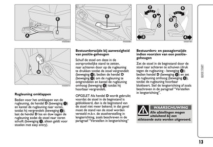 2010-2014 Ford Ka Owner's Manual | Dutch