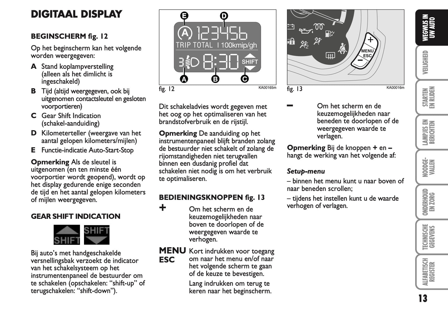 2010-2014 Ford Ka Owner's Manual | Dutch