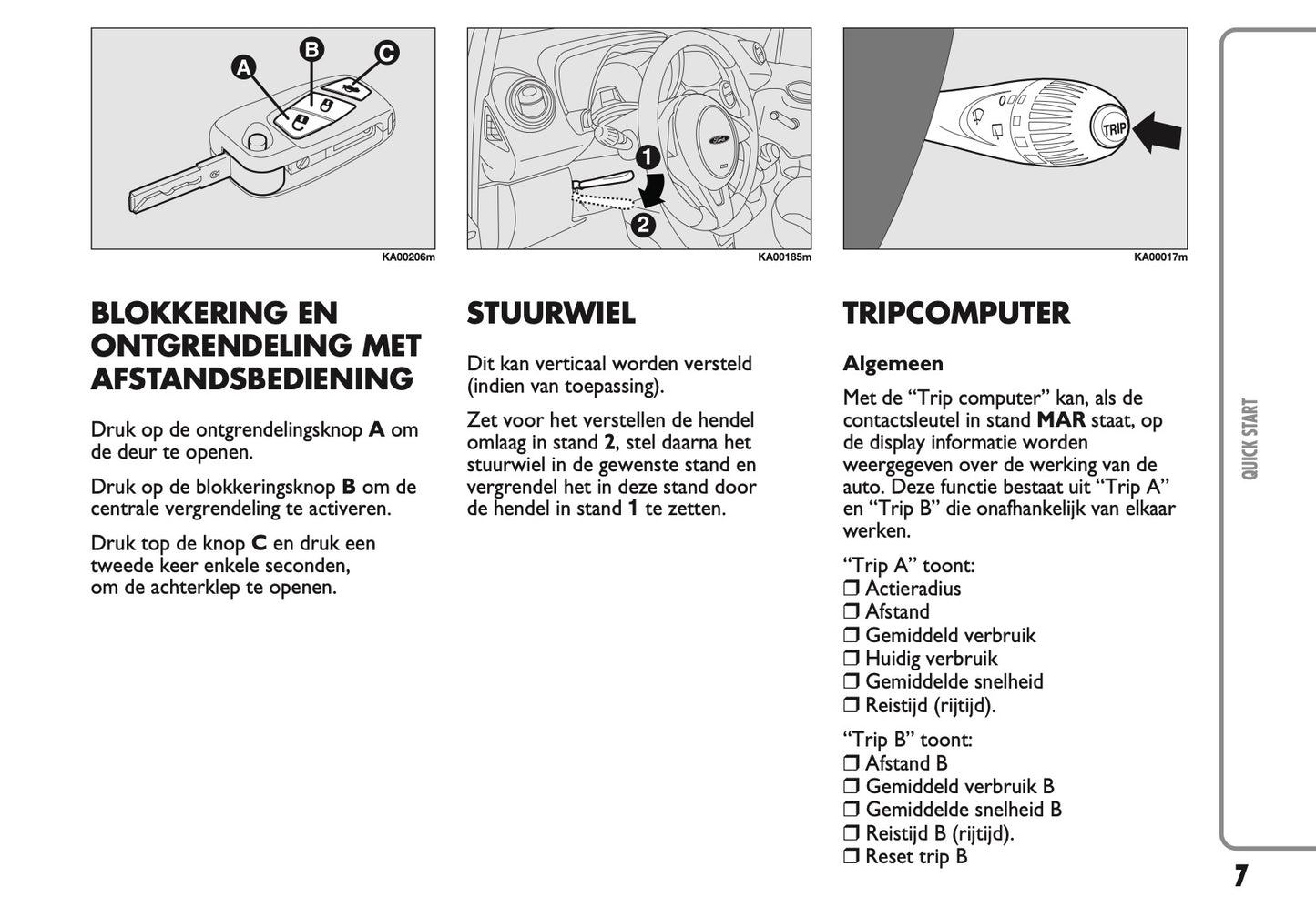 2010-2014 Ford Ka Owner's Manual | Dutch