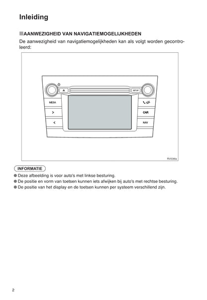 Toyota RAV4 Navigatiesysteem Handleiding 2015