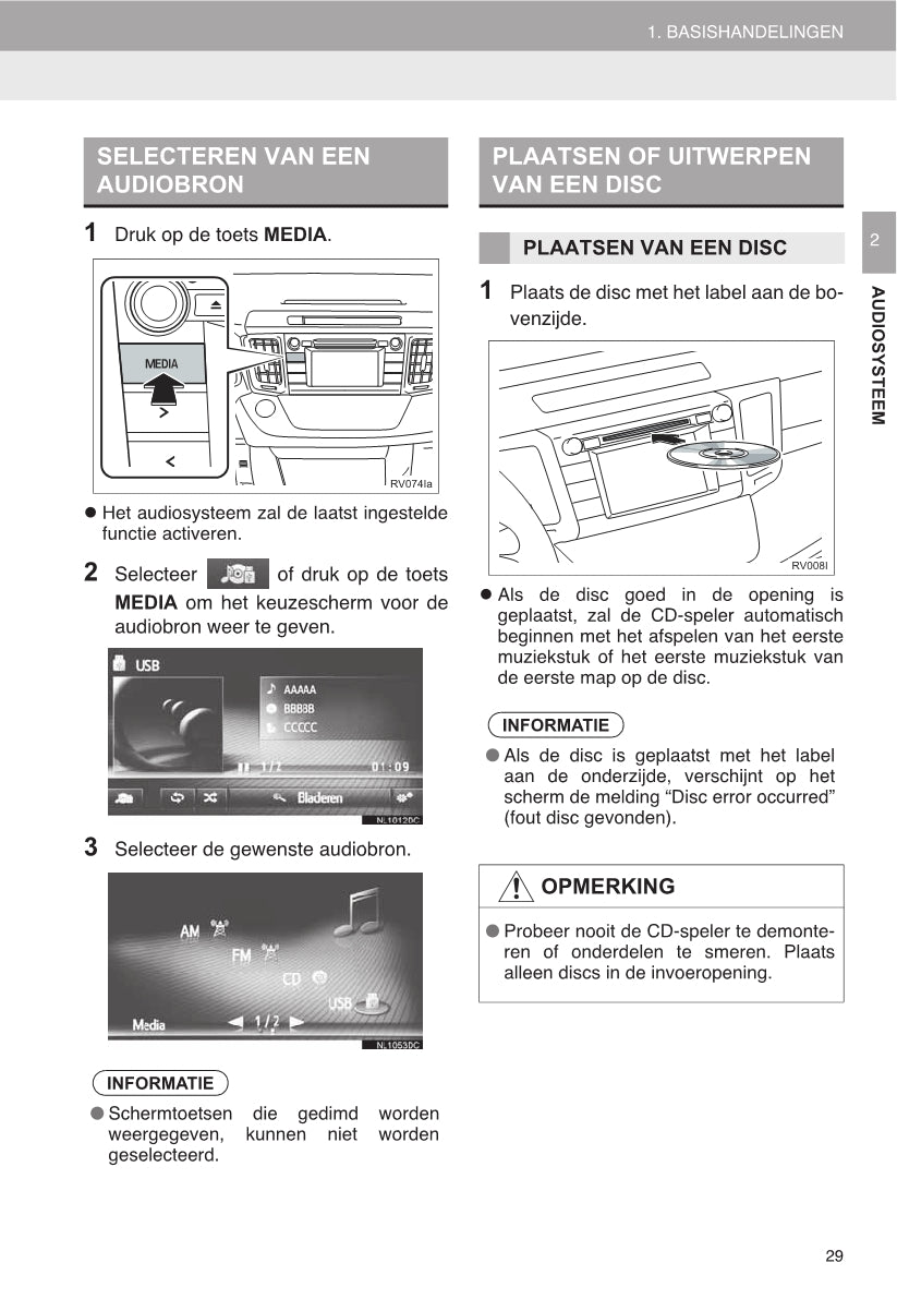 Toyota RAV4 Navigatiesysteem Handleiding 2015