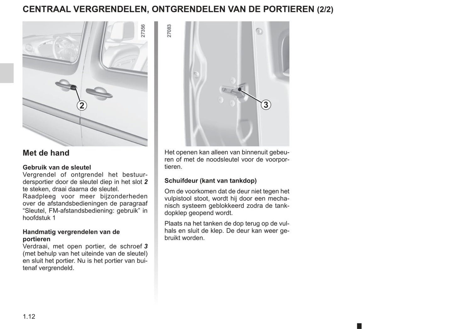 2008-2013 Renault Kangoo Manuel du propriétaire | Néerlandais