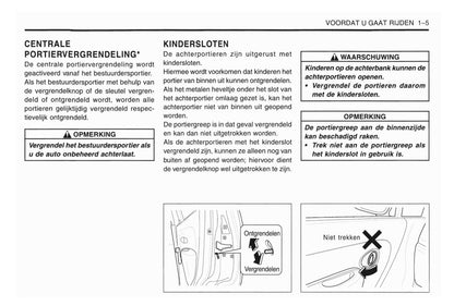 1998-2001 Daewoo Matiz Owner's Manual | Dutch