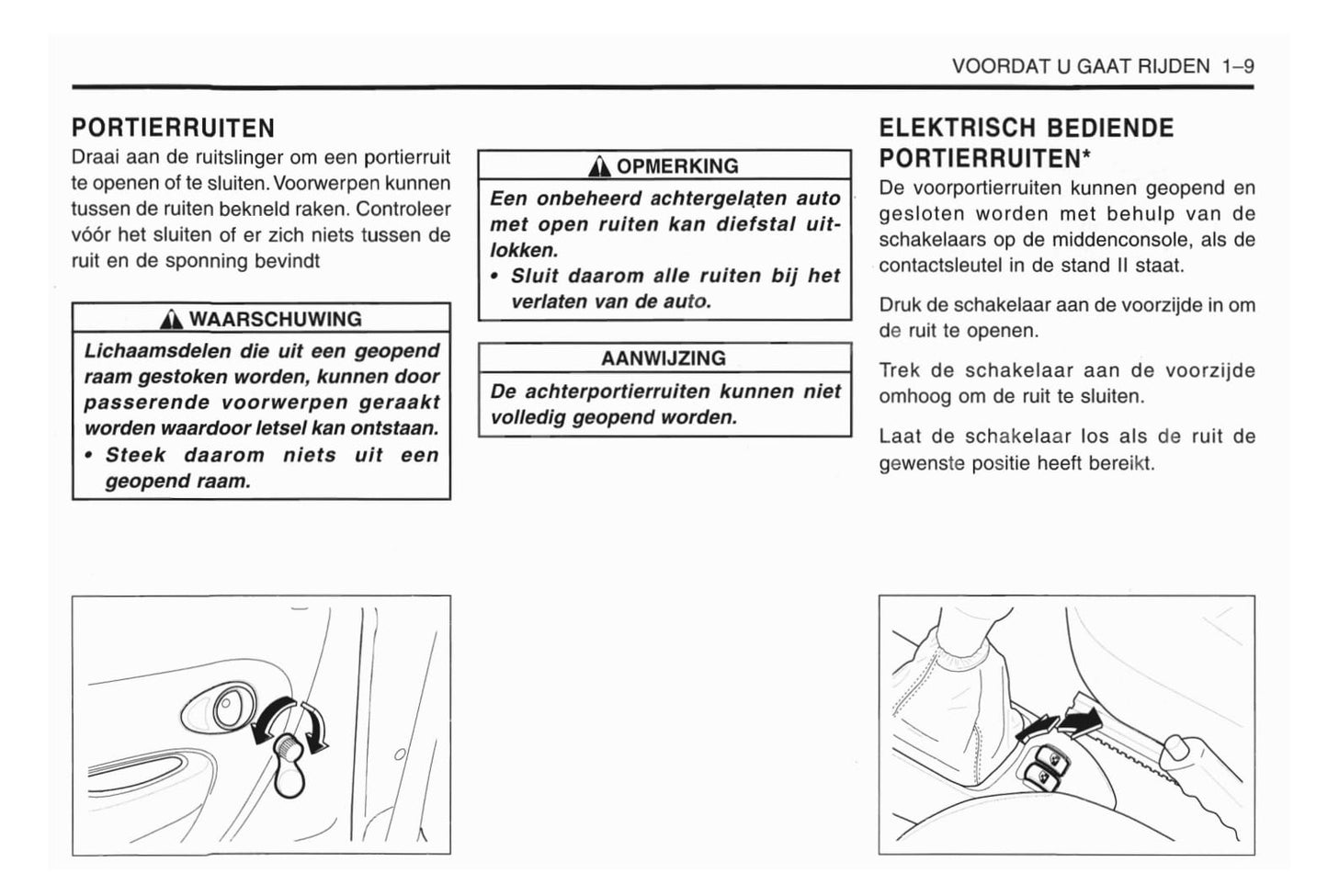 1998-2001 Daewoo Matiz Owner's Manual | Dutch