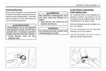 1998-2001 Daewoo Matiz Owner's Manual | Dutch