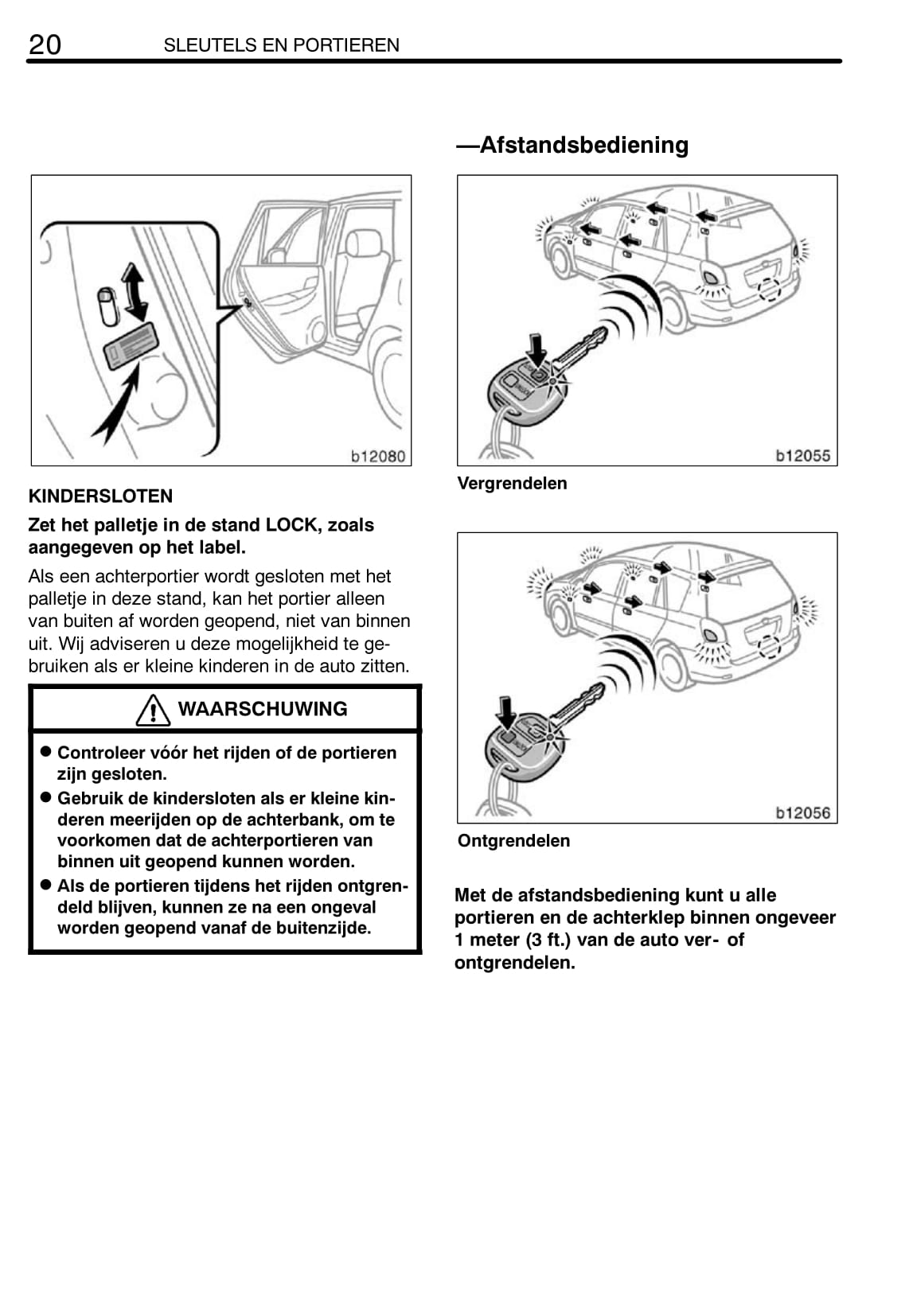 2002-2004 Toyota Corolla Manuel du propriétaire | Néerlandais