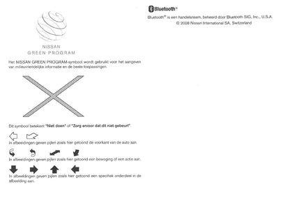 2006-2009 Nissan Note Manuel du propriétaire | Néerlandais