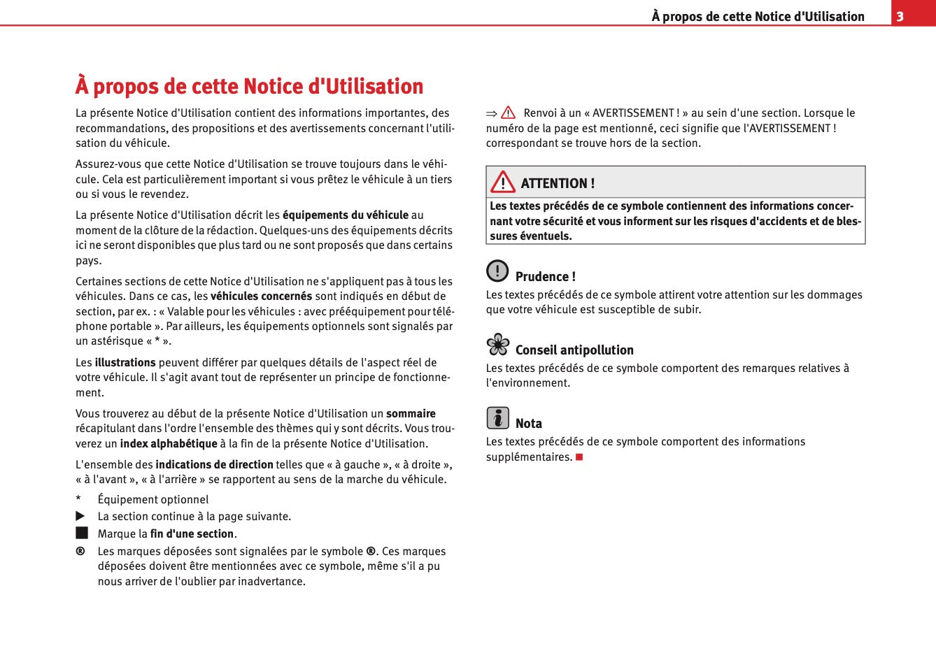 Seat Media System E Guide d'instructions