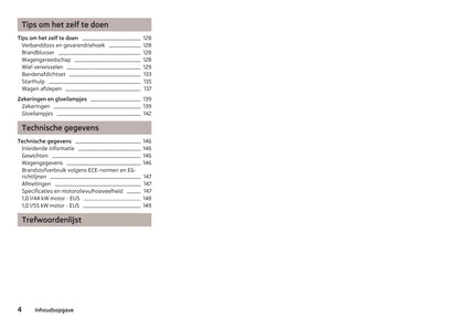 2015-2016 Skoda Citigo Owner's Manual | Dutch