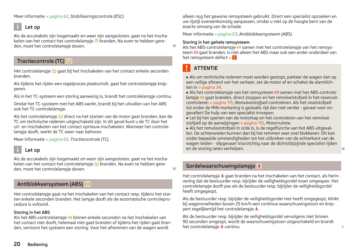 2015-2016 Skoda Citigo Owner's Manual | Dutch